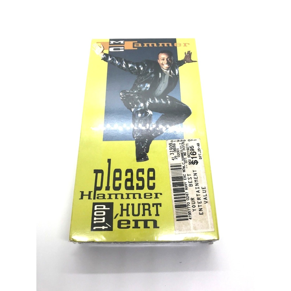 Vintage 1990 MC Hammer Please Hammer Don't Hurt Em The Movie SEALED VHS